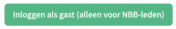 De knop "Inloggen als gast (alleen voor NBB-leden)"